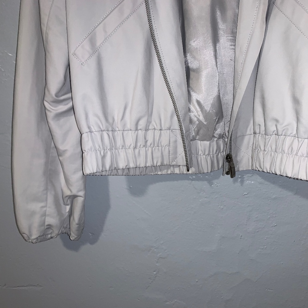 Gray Collarless Jacket - Picture 2 of 7